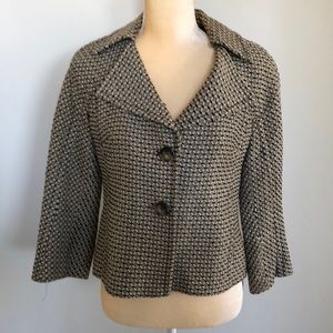 Ann Taylor tweed blazer size 0
